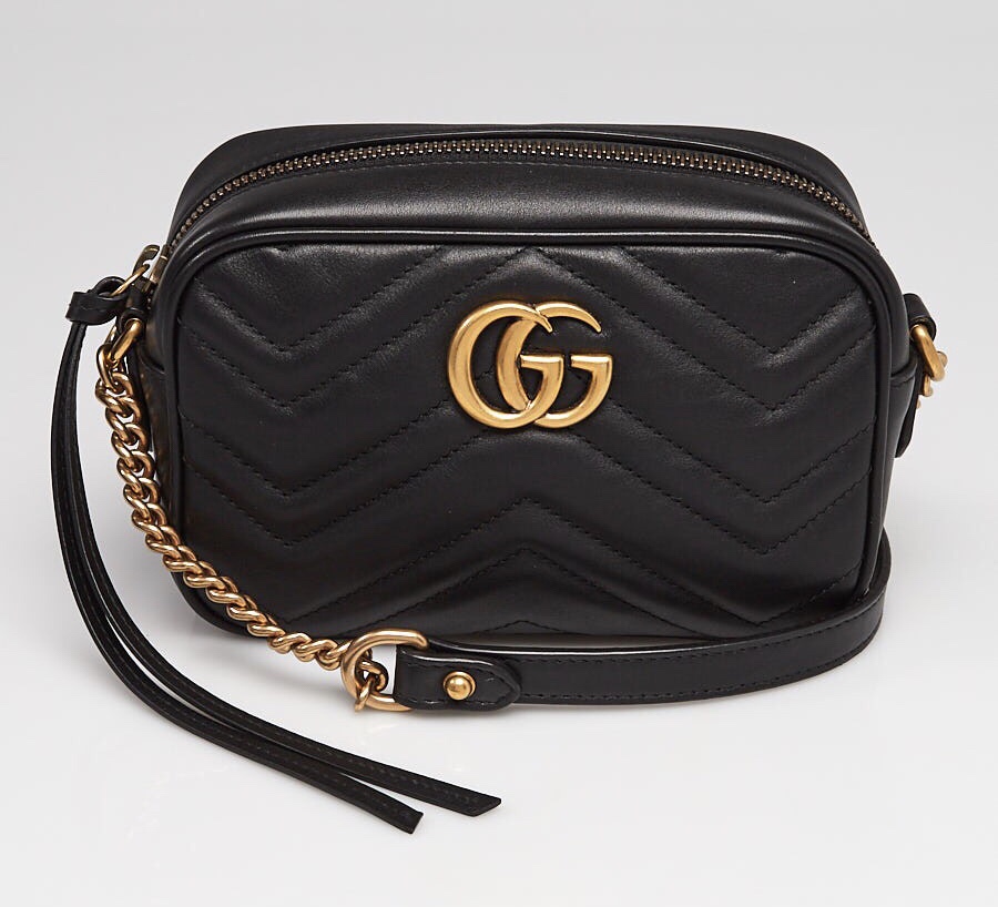 Bag Review: Gucci Marmont Mini Camera Bag – Coffee and Handbags